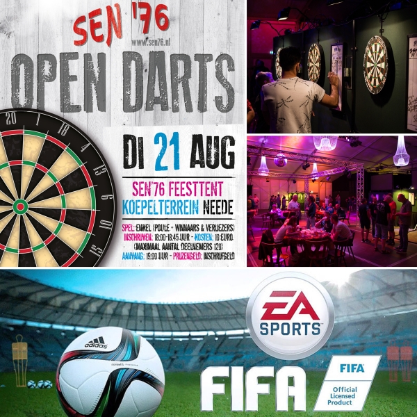 SEN Open Darts en FiFa toernooi